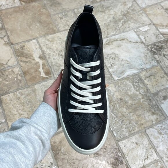 ECCO Street Ace Men's Leather Sneakes - Picture 4 of 5